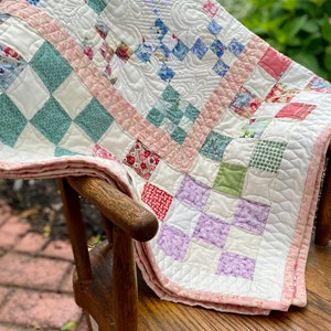 Happy Baby Easy Baby Quilt Pdf Pattern Etsy