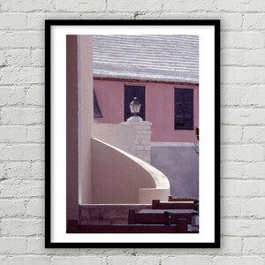 Bermuda Architecture Fine Art Print, Hamilton Bermuda Art Photograph