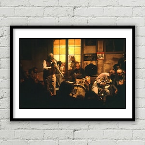 French Quarter New Orleans Jazz Art Print, Jazz Band Art Print, Fine Art Photography,
