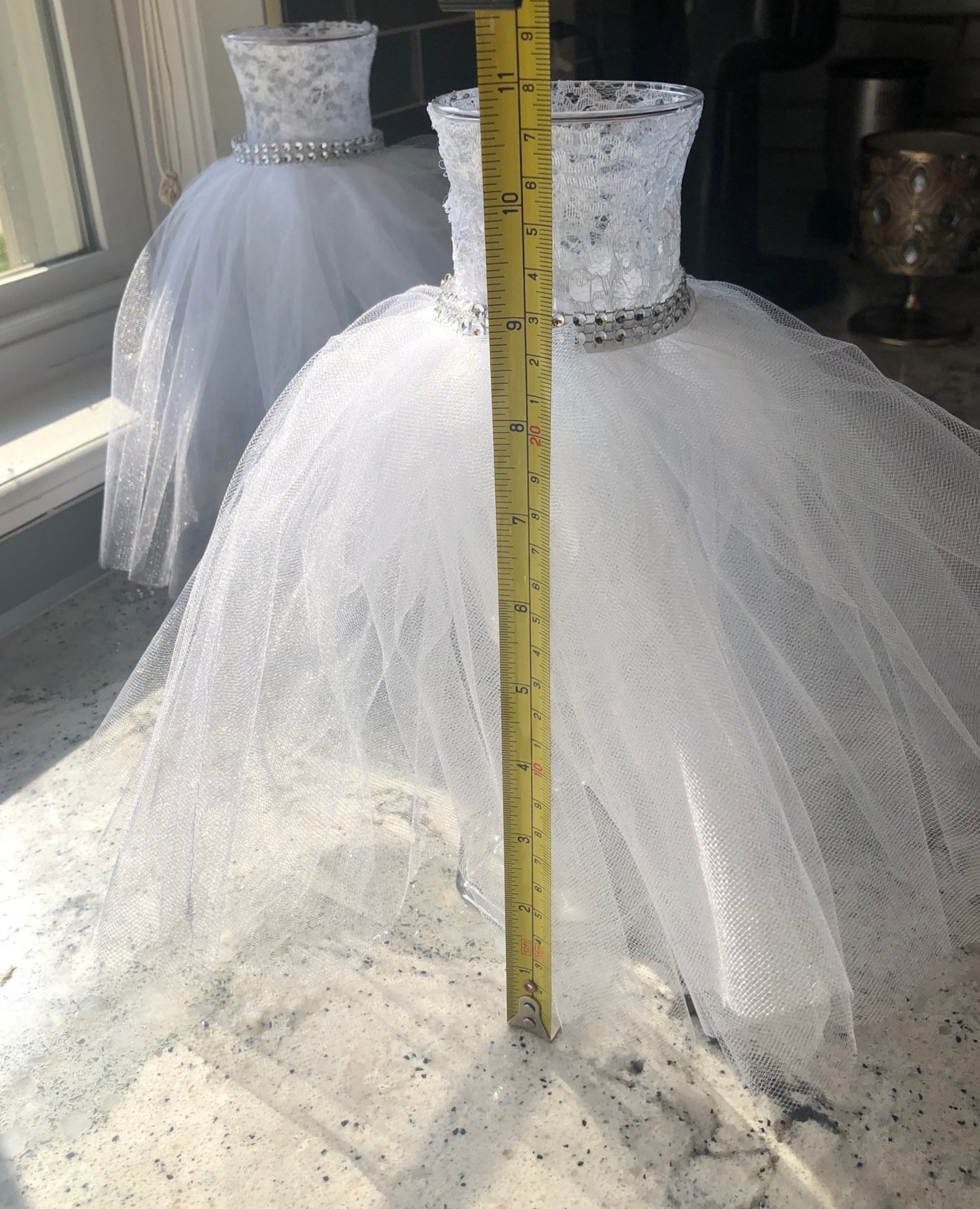 Centerpiece Wedding Dress Vase Etsy