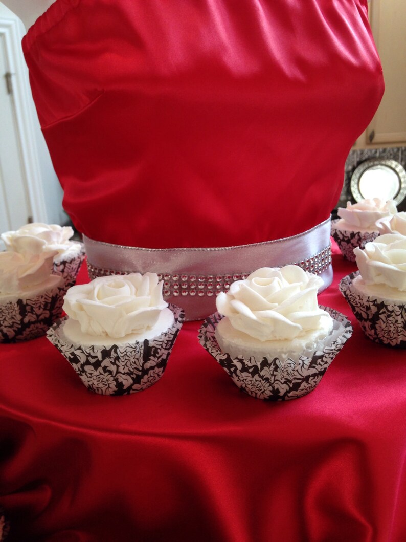 Red Couture Cupcake Stand Holiday Cupcake Stand Etsy UK