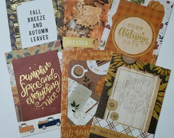 Fall Note Cards, Fall Greeting Cards, Fall Thank You Cards, Autumn Note Cards, Harvest Note Cards