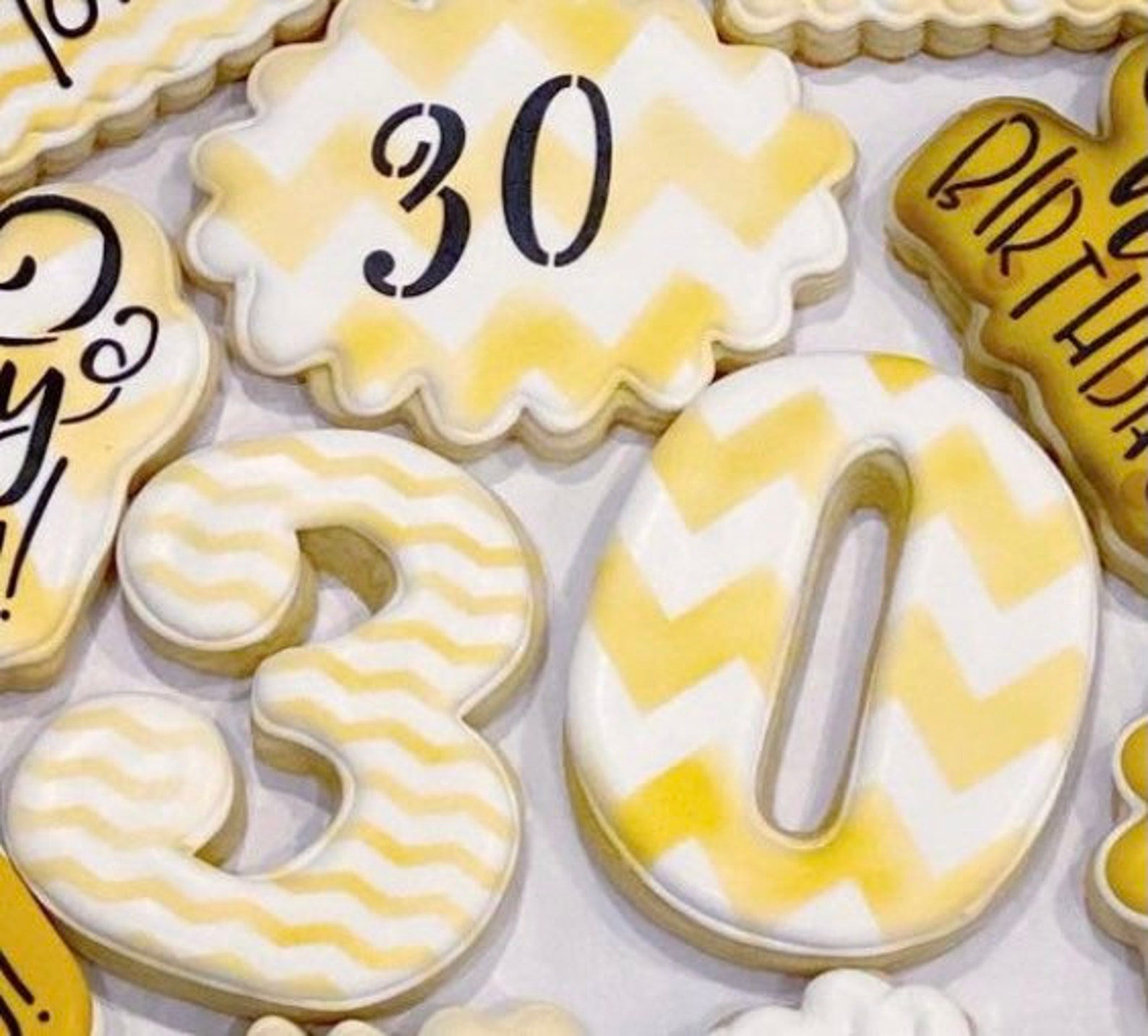 Thin Chevron Stripes Cookie Stencil Chevron Stripe Stencil | Etsy