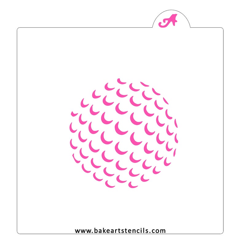 Golf Ball Cookie Stencil Golf Cookie Stencil Sports Stencil Etsy