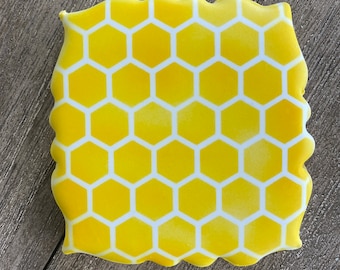 Honeycomb Cookie Stencil: Pattern Baking Template