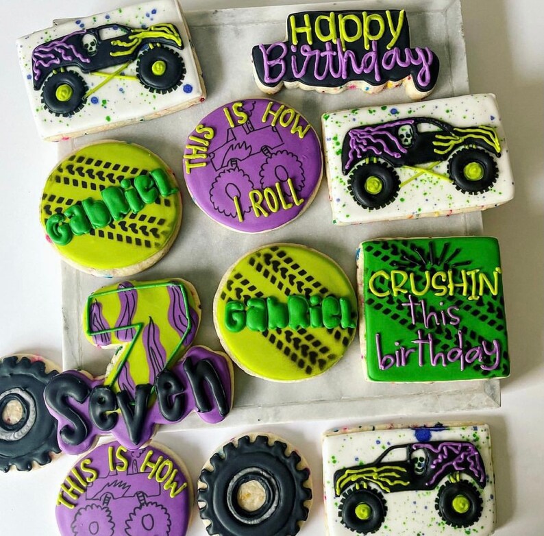 Tire Tracks Cookie Stencil Tire Track Pattern Cookies Cars Etsy