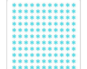 Snowflake Sprinkles Stencil: DIY Christmas Cake, Cookie Decor