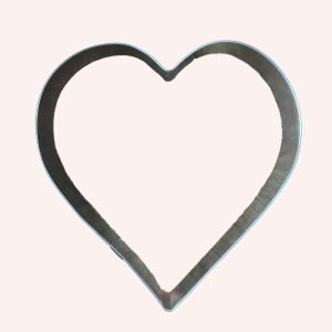 Aluminum Heart Cookie Cutter: Rust-Free Metal, 3 Sizes