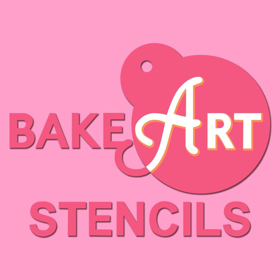 Shooting Stars Pattern Stencil - bakeartstencils