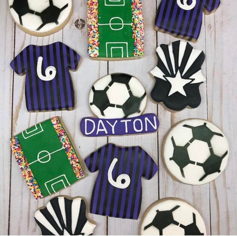 Soccer Stencil, Soccer Ball Stencil, Soccer Cookie Stencil, Soccer Ball Fondant Cookie, Soccer Cookie, Sports Stencil, Soccer Sugar Cookie image 4