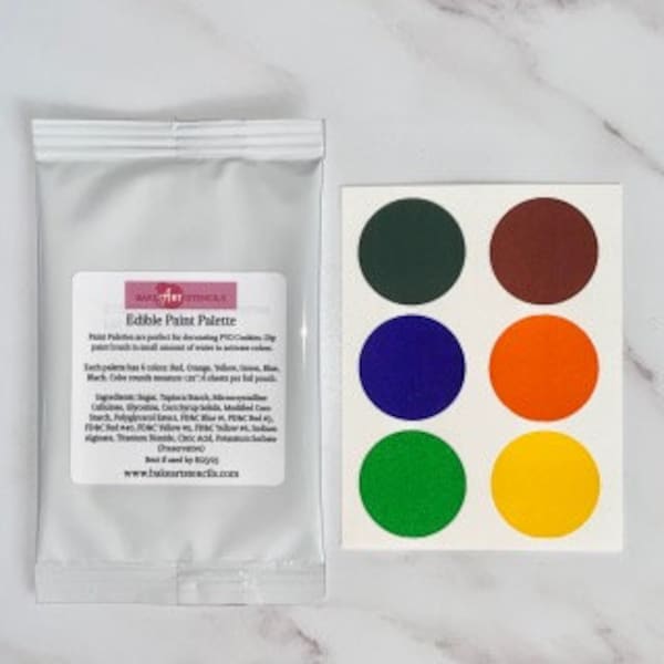 PYO Paint Palettes Set, Paint Your Own Cookies Palette