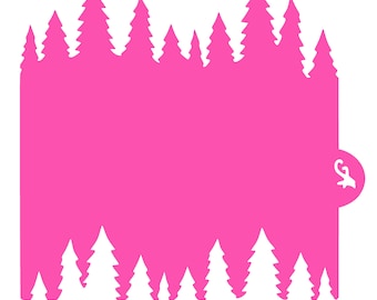 Tree Stencil Edger Svg - Etsy