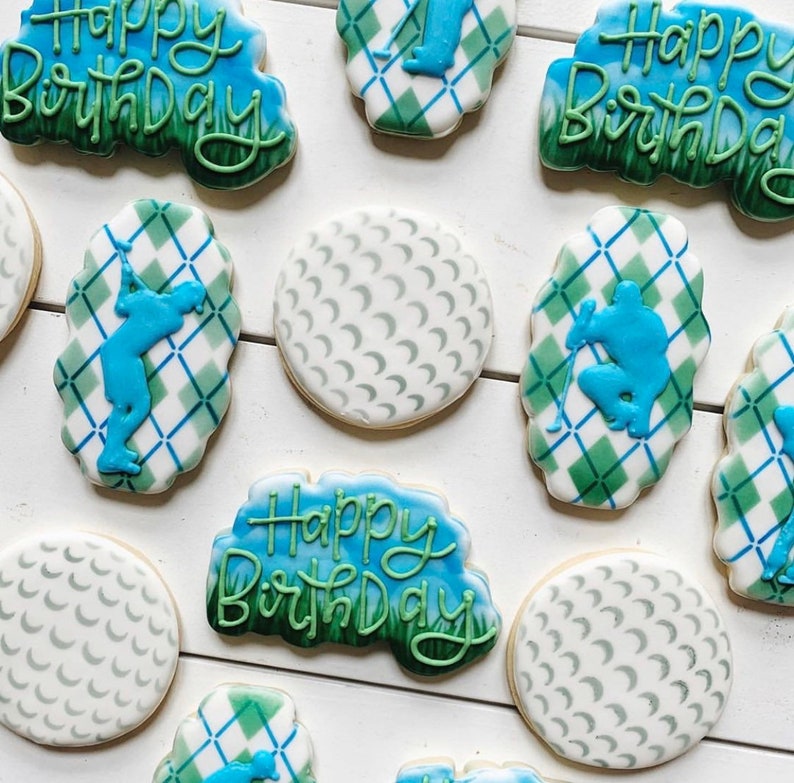 Golf Ball Cookie Stencil Golf Cookie Stencil Sports Stencil Etsy