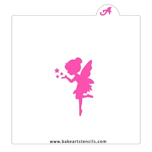 Fairy Cookie Stencil, Fairies Cookie Stencil