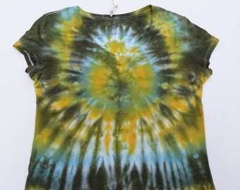 Women's Large Tie-Dyed T-Shirt
