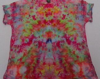 Women's Small Ice-Dyed T-Shirt