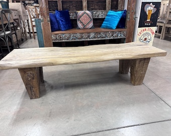 Reclaimed Barn Wood Bench, Barnwood Bench, Farmhouse Rustic - Etsy