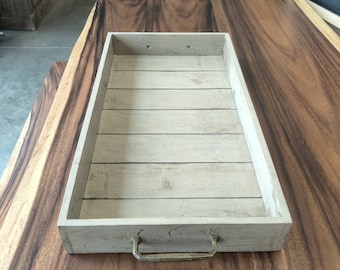 Solid Wood Tray with Handles