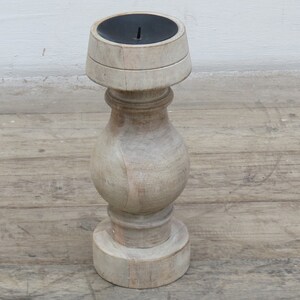 Mango Wood Candle Holder