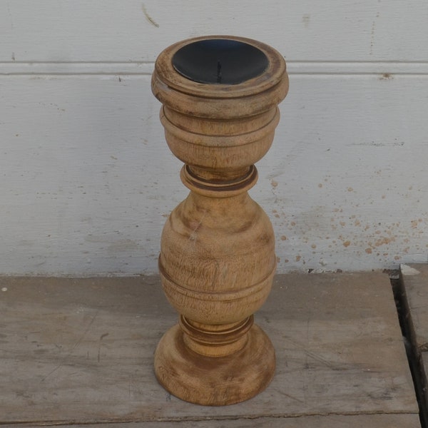 Mango Wood Candle Holders Etsy