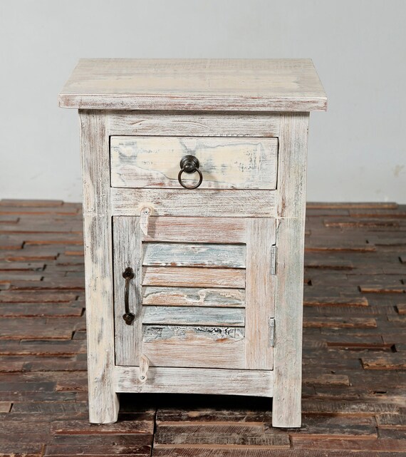 White Washed Teakwood Night Stands White Washed Teakwood Night Stands