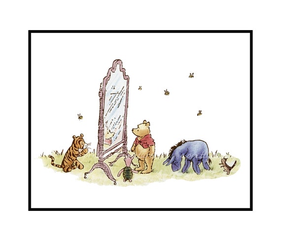 Classic Pooh Art Classic Pooh Nursery Classic Pooh, Eeyore,  Tigger, Pooh Pooh Winnie the Pooh