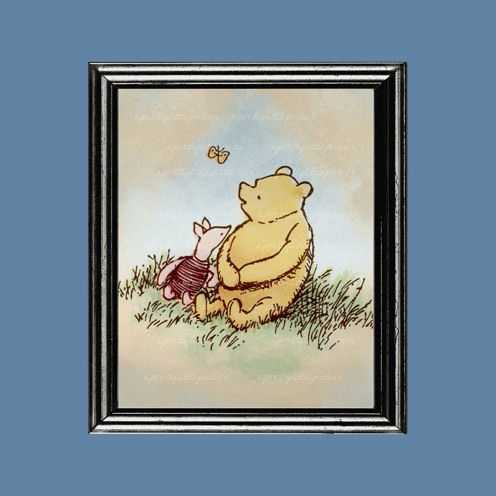 Classic Winnie the Pooh Print Fine Art Print Featuring Pooh Etsy