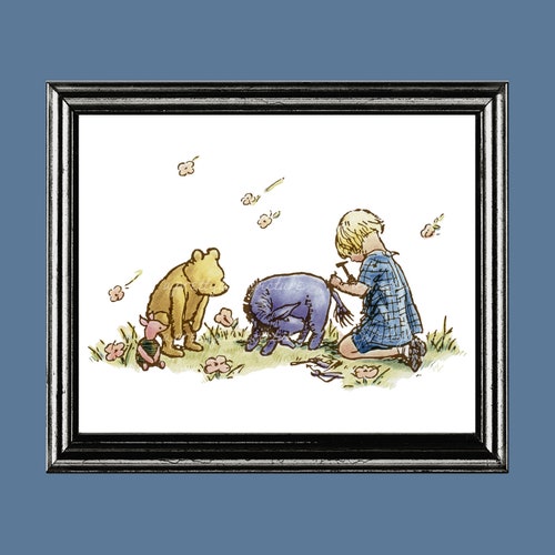 Classic Winnie the Pooh Nursery Prints Etsy