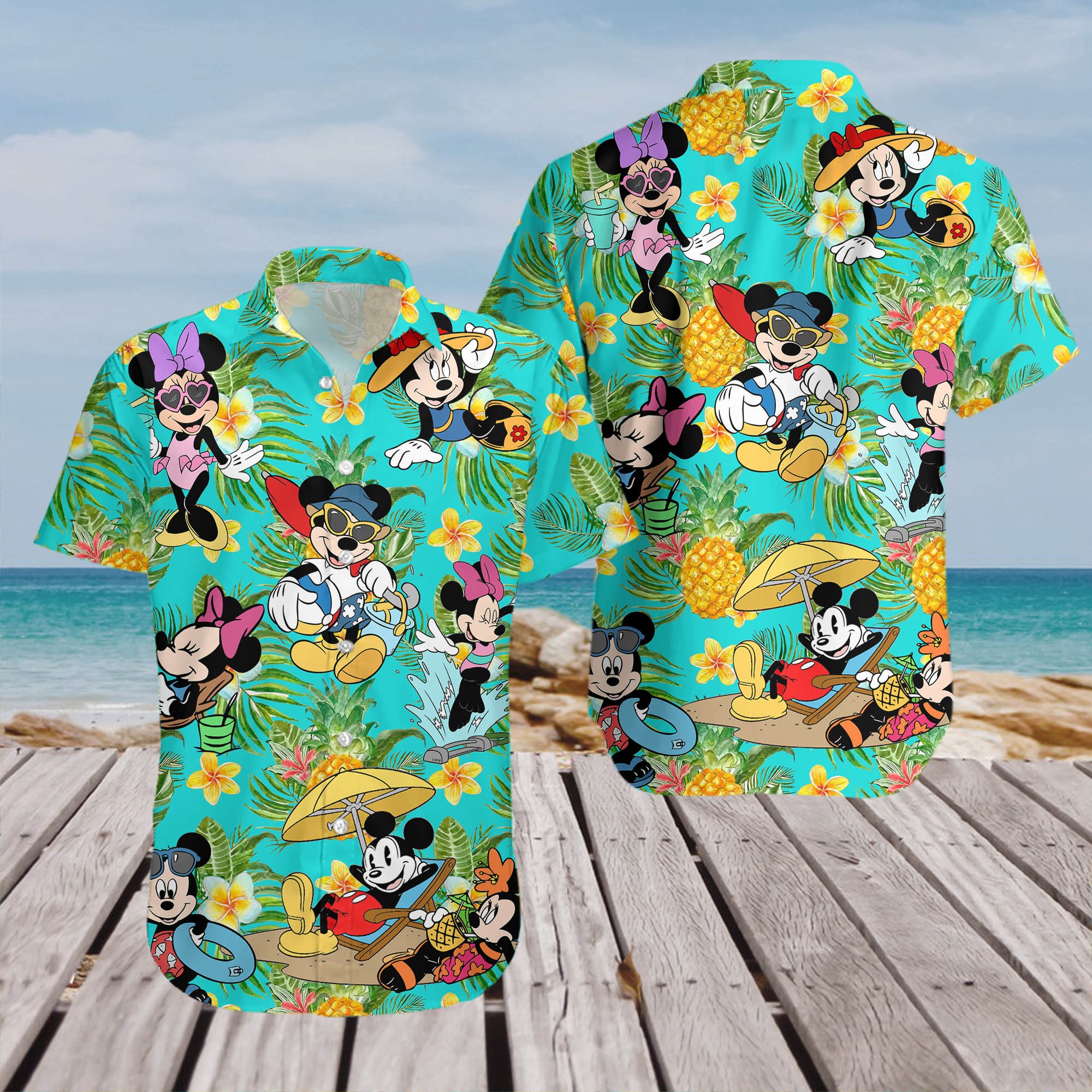 Disney Mickey Hawaiian Shirt Disney Mickey Hawaiian Shirt