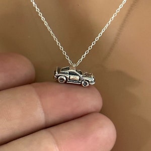 Sterling Silver Small 3D Race Car Necklace, Silver 3D Race Car Necklace, Small 3D Race Car Necklace, 3D Race Car Necklace, Race Car Necklace