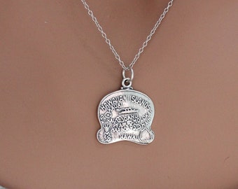 Collana con ciondolo in argento sterling delle isole Hawaii