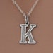 see more listings in the Silver Initial Necklaces section