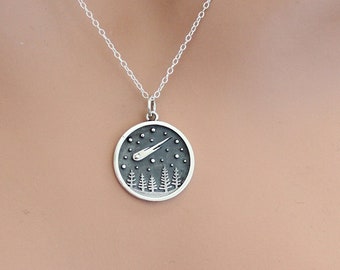 Meteor Necklace - Etsy
