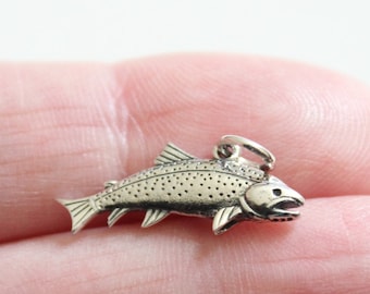 Vintage Sterling Silver Fish Necklace Souvenir Bracelet Vintage Sterling Silver Fish Necklace Souvenir Bracelet