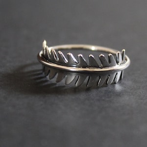 Sterling Silver Fern Ring, Silver Fern Ring, Fern Ring, Beautiful Fern Ring, Unique Fern Ring, Silver Unique Fern Ring, Fern Plant Ring