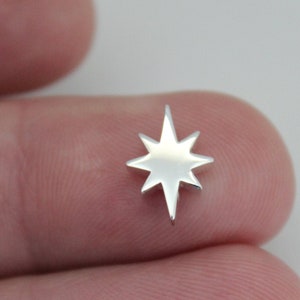 Nordstern Charm, Sterling Silber Nordstern Charm, Nordstern Charm, Nordstern Charm, Nordstern Charm, Nordstern Charm