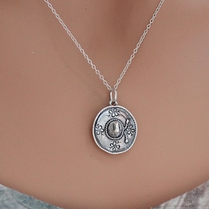 Sterling Silver Sombrero Hat Charm Necklace, Sterling Silver Sombrero Festive Hat Charm Pendant, Silver Sombrero Hat Charm,Sombrero Necklace