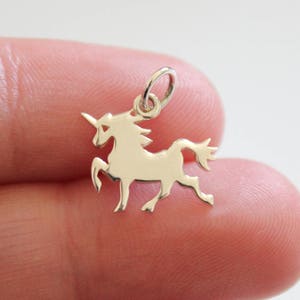 Sterling Silver Unicorn Charm, Unicorn Charm, Silver Unicorn Charm, Mythical Unicorn Charm, Unicorn Pendant, Mythical Unicorn Pendant