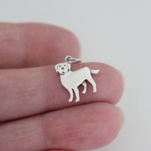 Sterling Silver Labrador Dog Charm, Silver Labrador Dog Charm, Lab Dog Charm, Labrador Lover Charm, Dog Lover Charm, Lab Pendant Charm