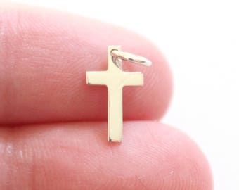 Sterling Silver Tiny Cross Charm