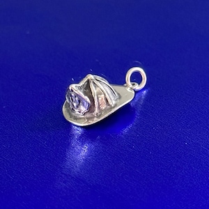 Ciondolo in argento sterling con elmetto da pompiere ossidato, ciondolo in argento 3D con elmetto da pompiere ossidato, ciondolo con elmetto da pompiere, ciondolo da pompiere
