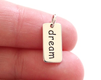 Sterling Silver Dream Charm: .925 Silver Pendant