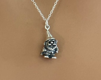 Sterlingzilveren tuinkabouterketting