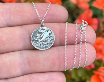 Sterling Silber Taucherkette: Ozeanfisch Anhänger