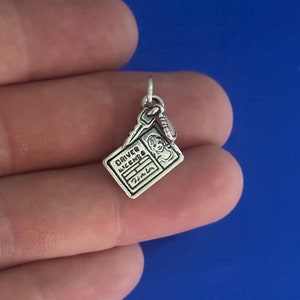 Driver License and Key Charm Sterling Silver - Made in the USA Driver License and Key Charm Sterling Silver - Made in the USA