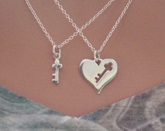 Collana Chiave Del Mio Cuore In Argento 925 – Gioiello Per Mamma, Figlia, Amica