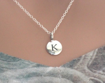 Tiffany Initial Necklaces - Etsy