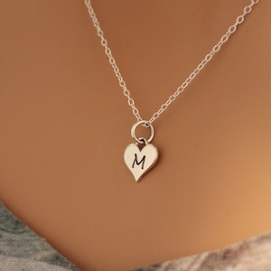 M heart necklace deals