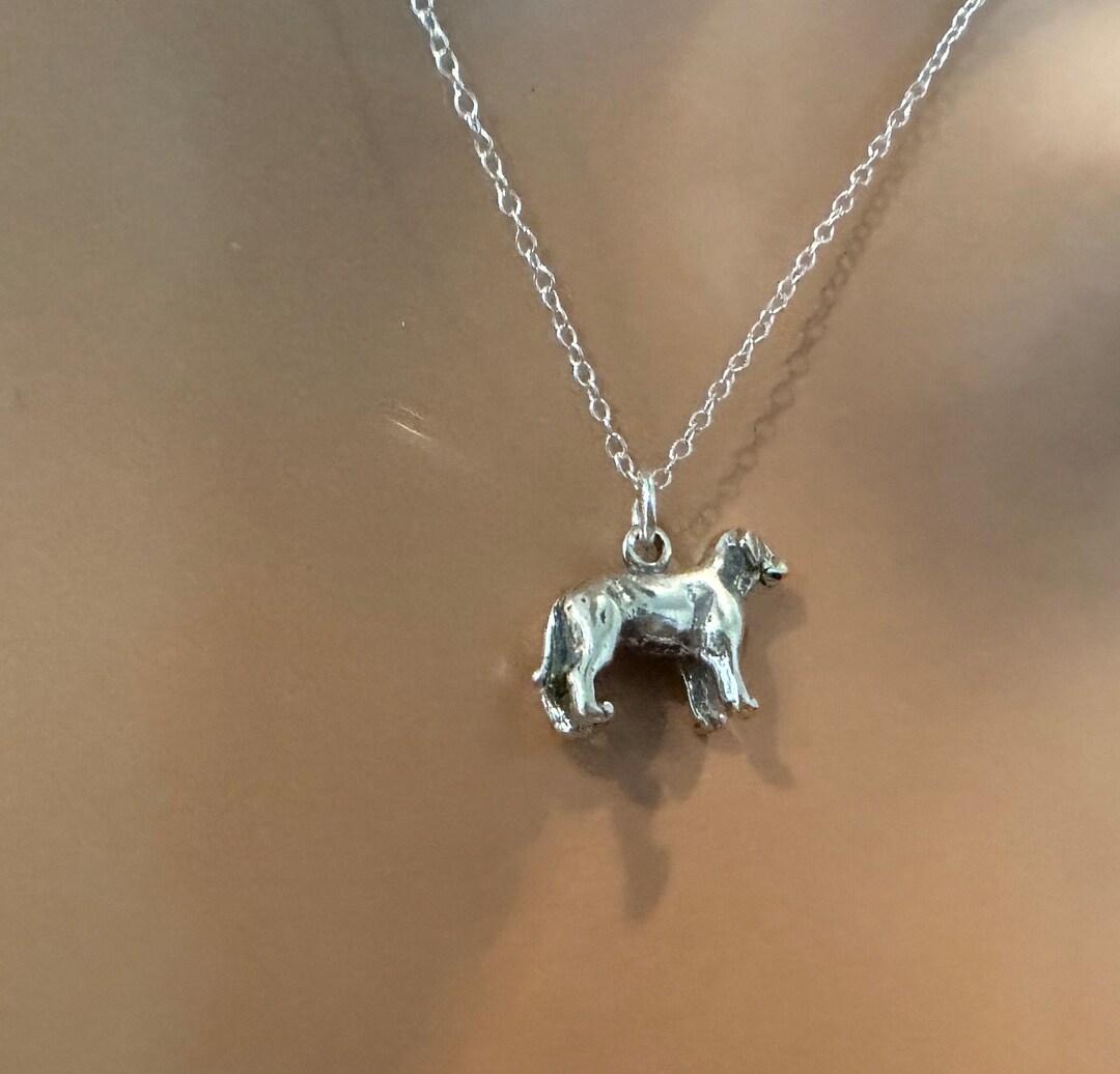 Sterling Silver Labrador Dog Pendent Necklace main image 1