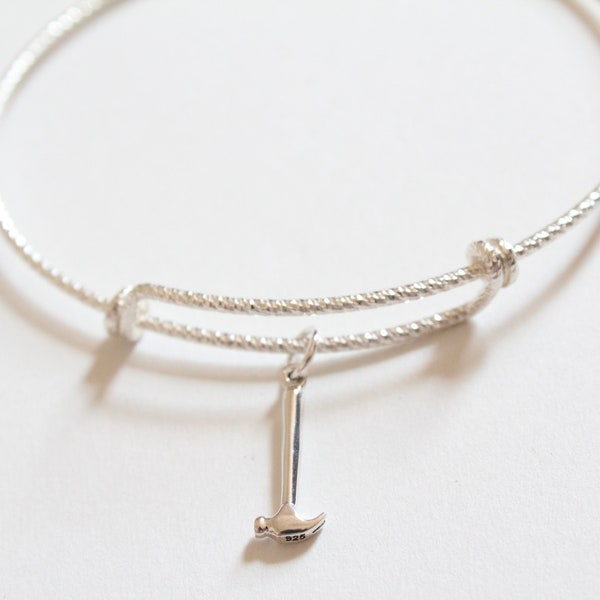 Silver Hammer Charms Etsy
